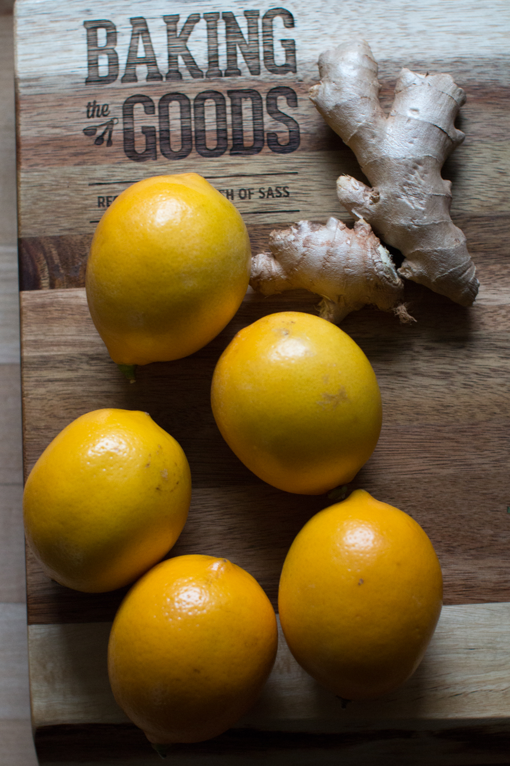 Meyer lemons and ginger