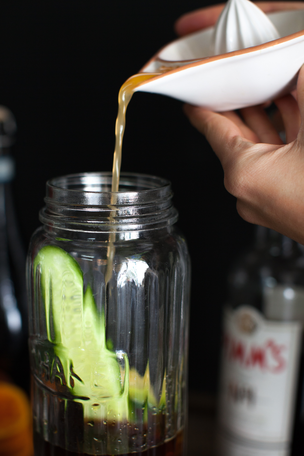 The fresh squeezed juice from the Pixie Tangerines add a stream of brightness to the mix.