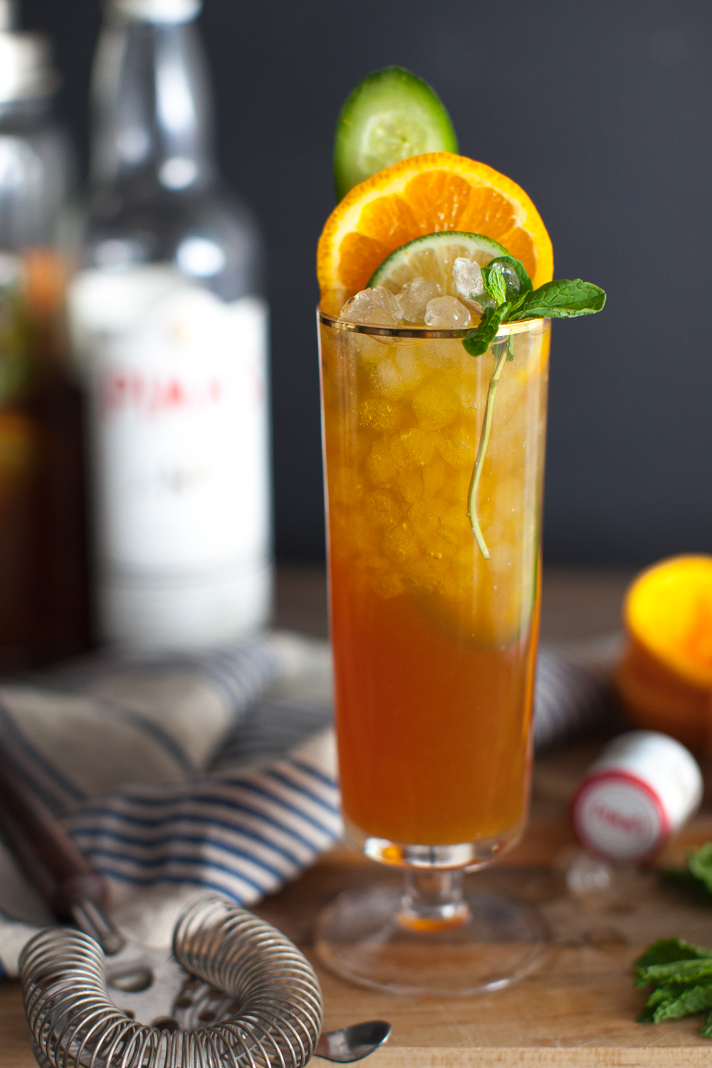 Pixie Pimm's Cup with all the fixins