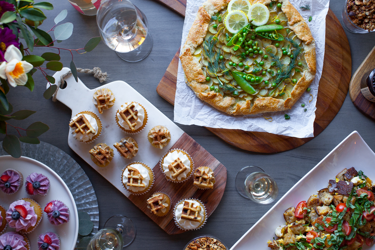 Spring Fling Brunch spread