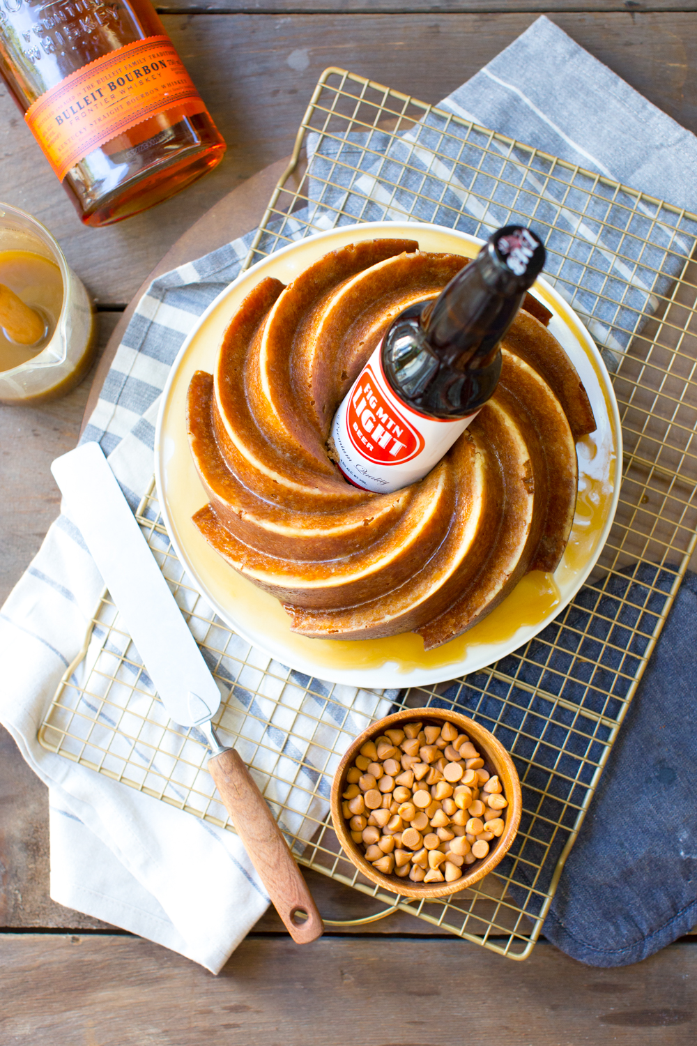Seriously how fun is this One Bourbon, One Scotch, One Beer Bundt Cake?