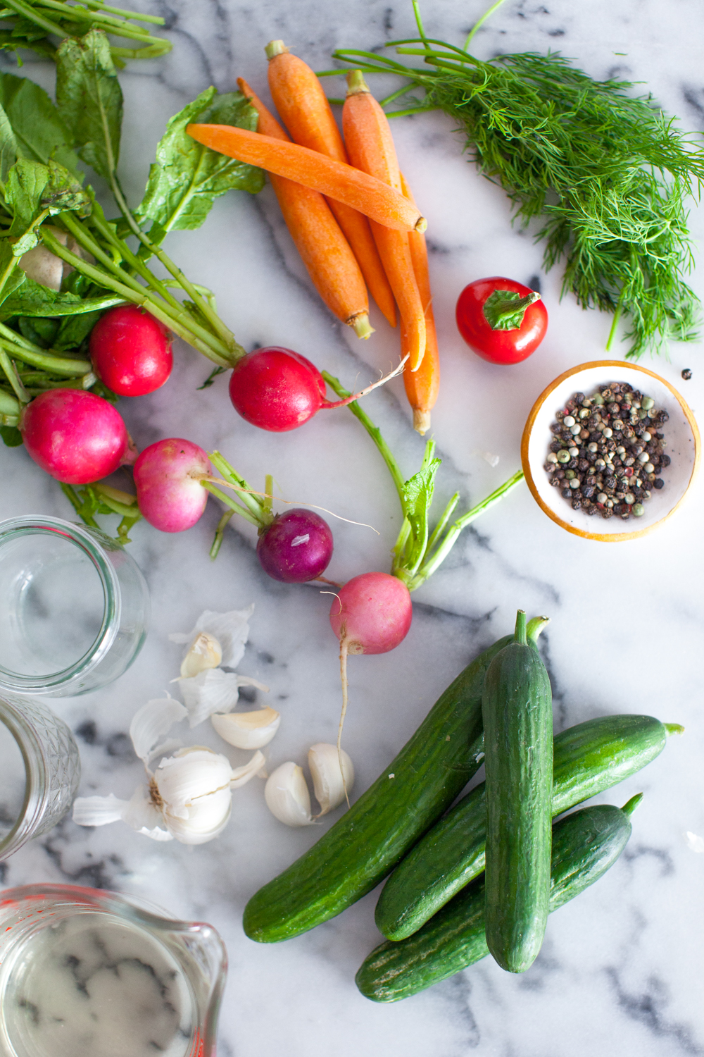 quick pickling ingredients