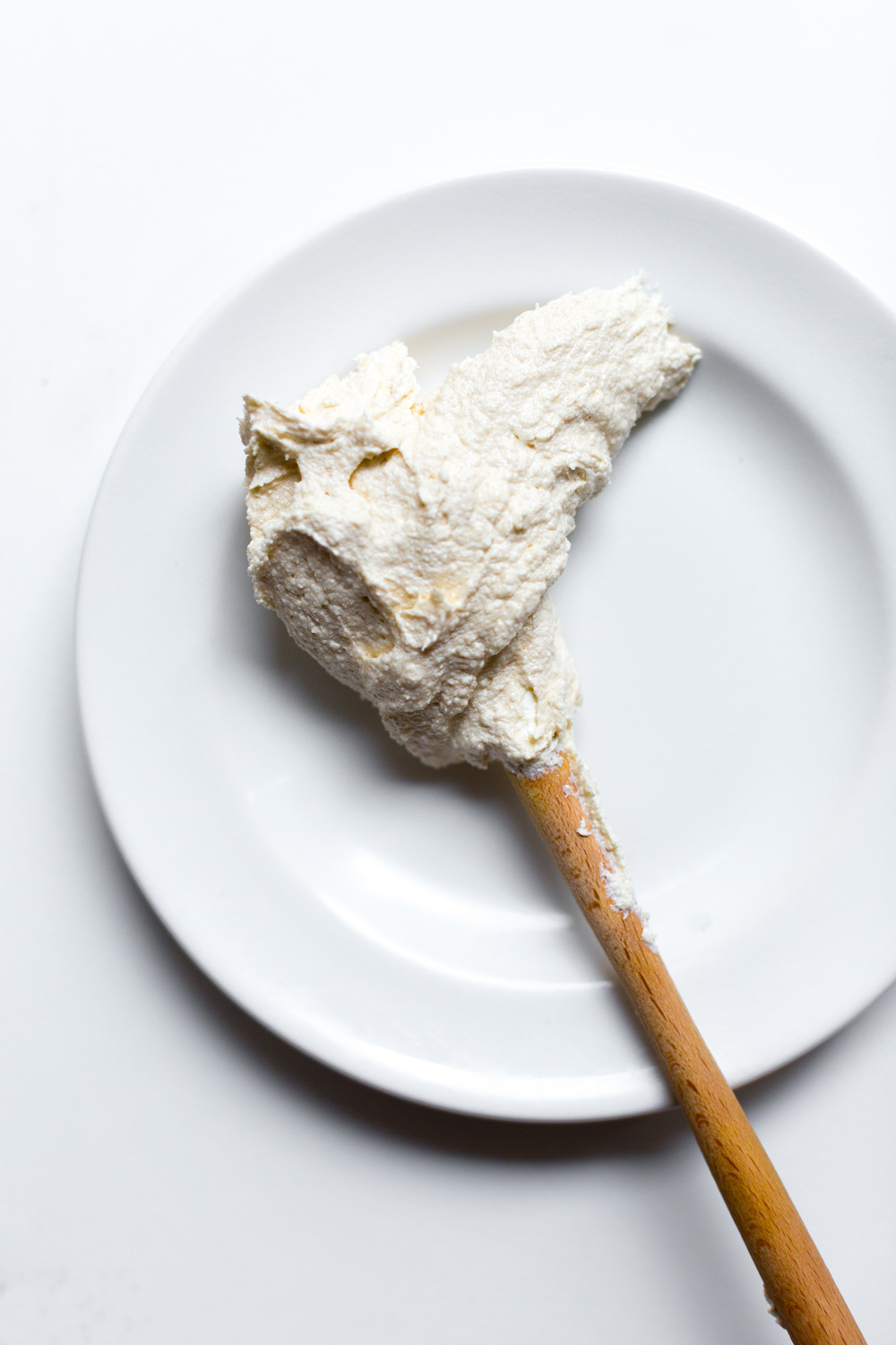 Beat the butter and sugars together until creamy, light and fluffy.