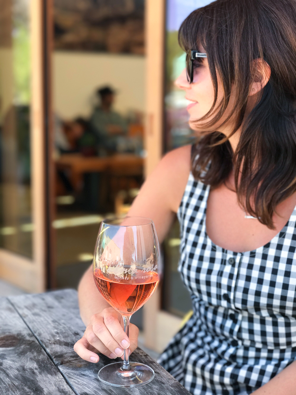 Alma Rosa Winery for a cool glass of rosé in the sunshine.