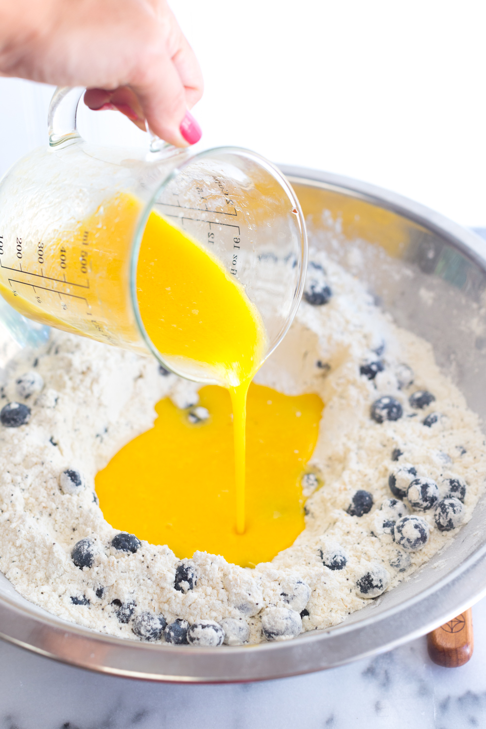 Blueberry Lemon Poppy Seed Muffin mix.