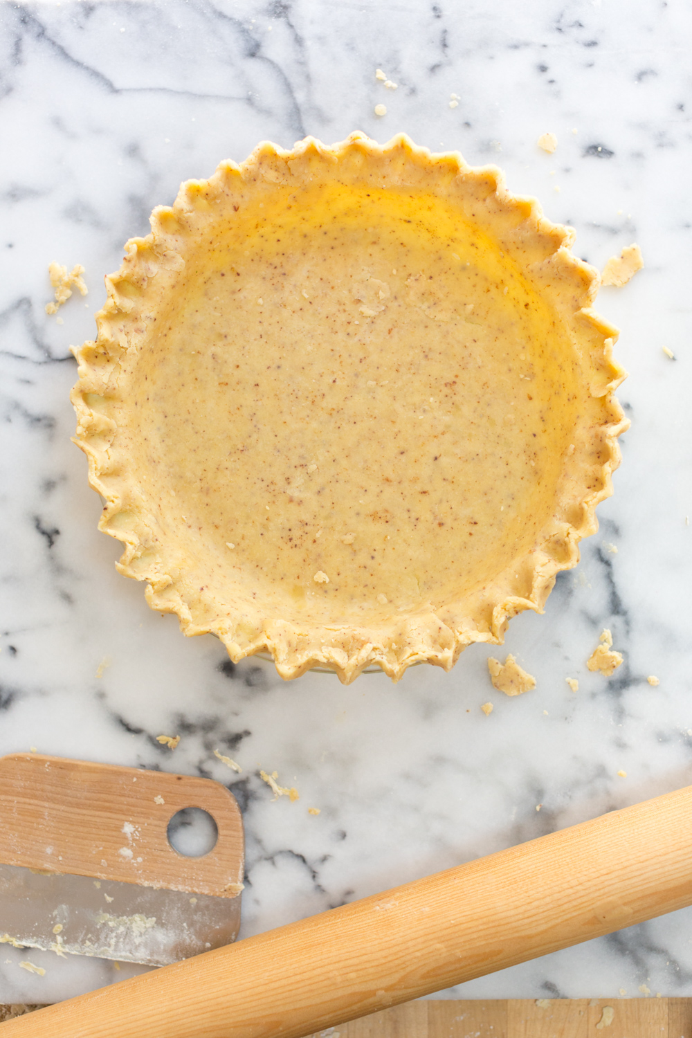 brown butter pie dough shell