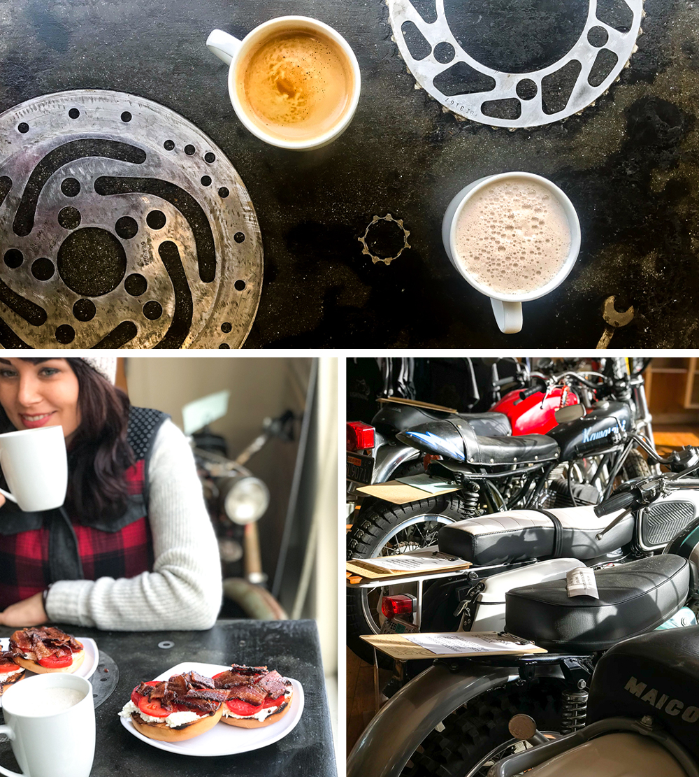 Black Lightning Motorcycle Cafe in Eureka, CA by Baking The Goods