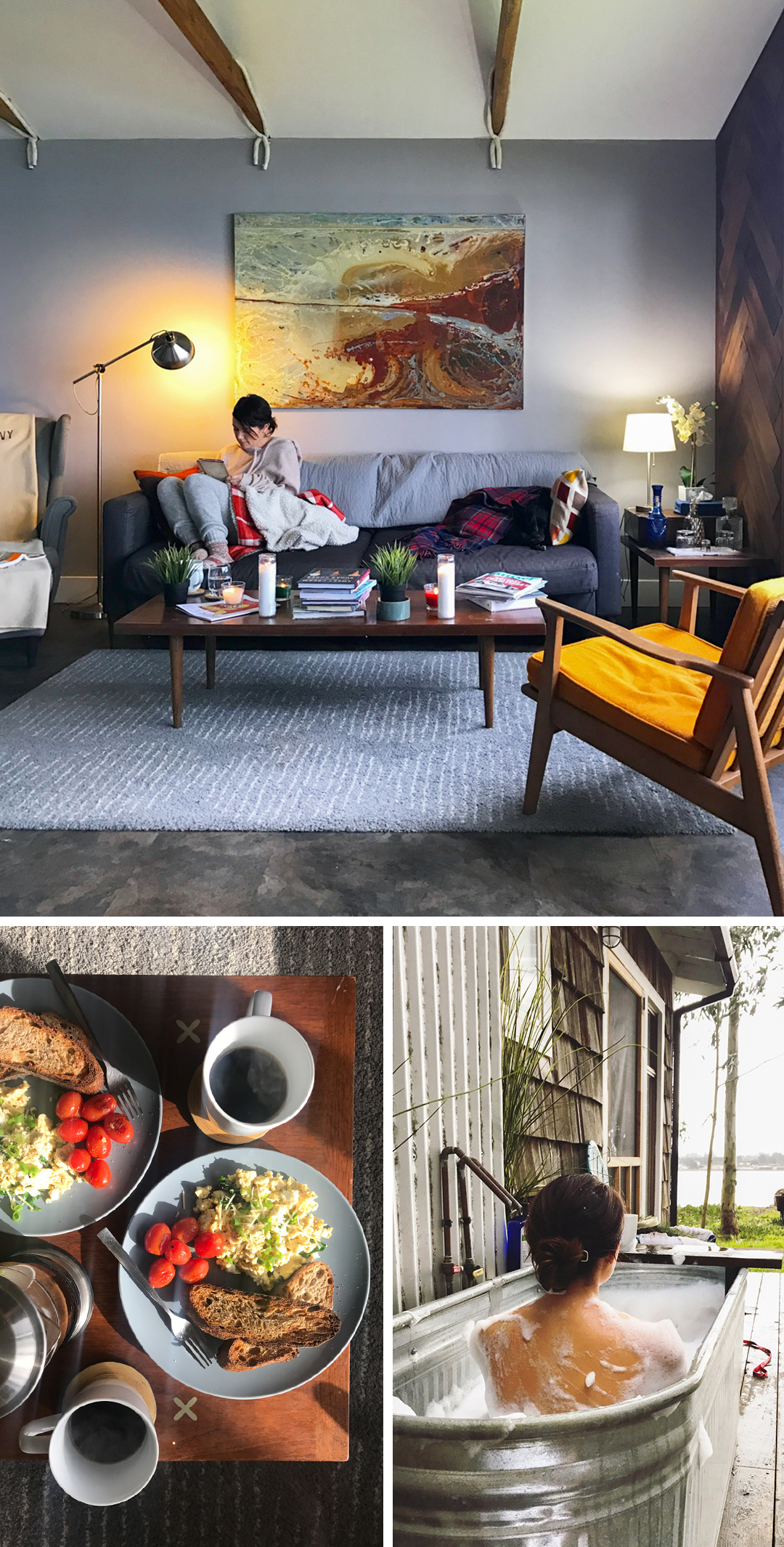 Humboldt Bay Social Club Midcentury Waterfront Cabin #2 by Baking The Goods.