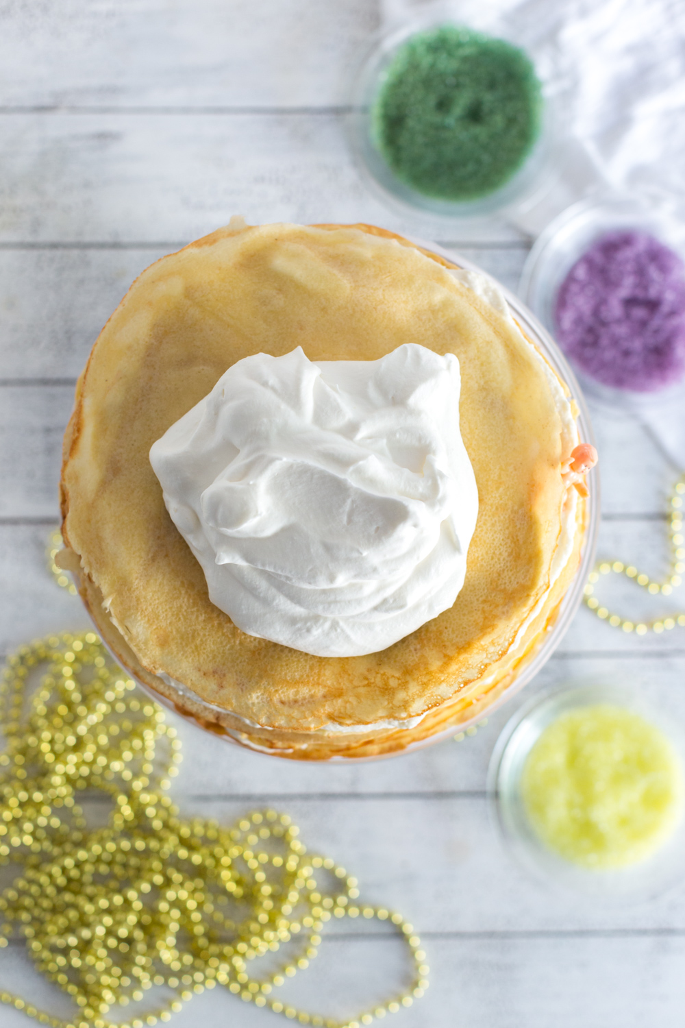 Topping Crepe King Cake