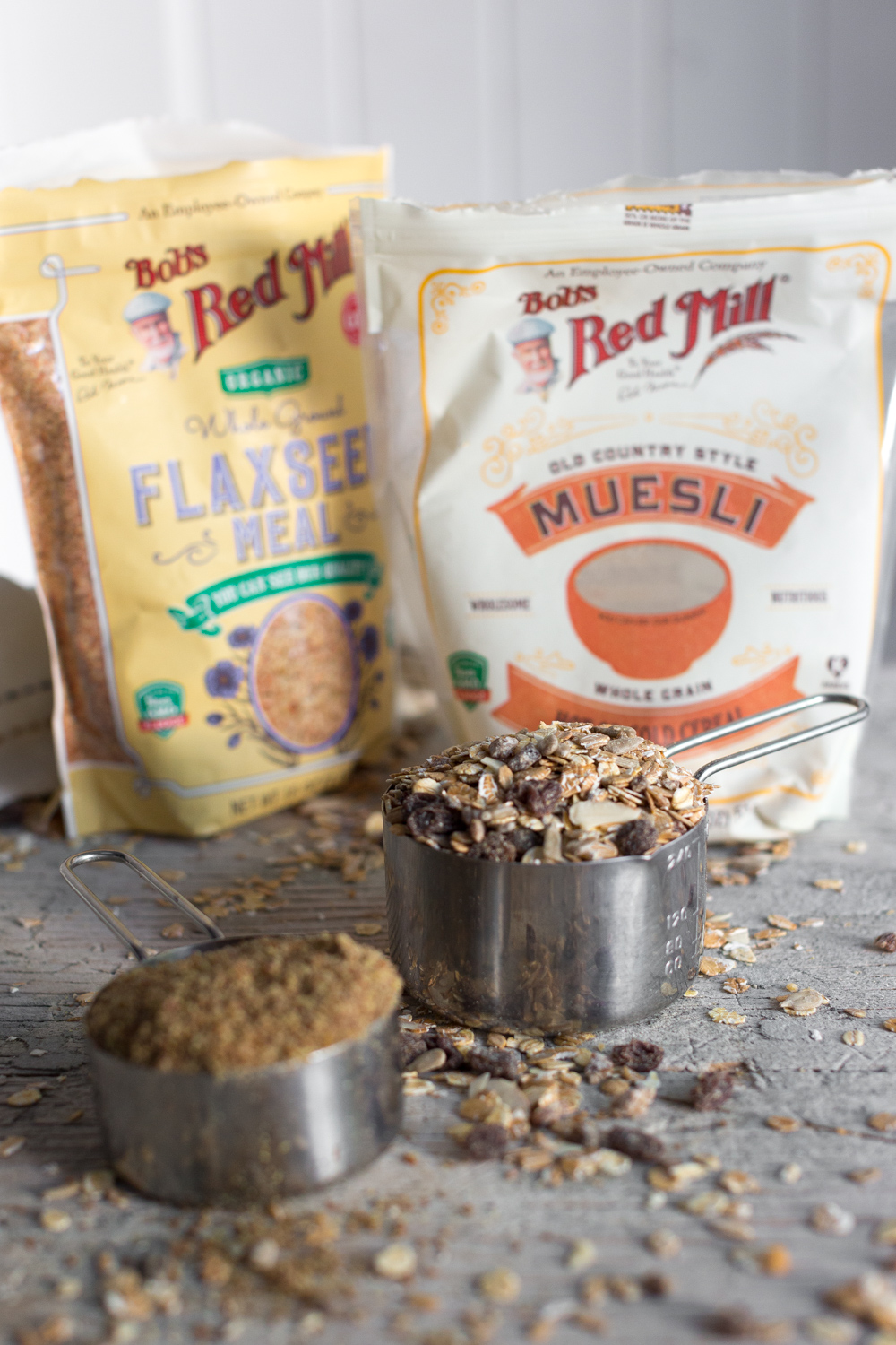 Bob's Red Mill Museli and Flaxseed Meal