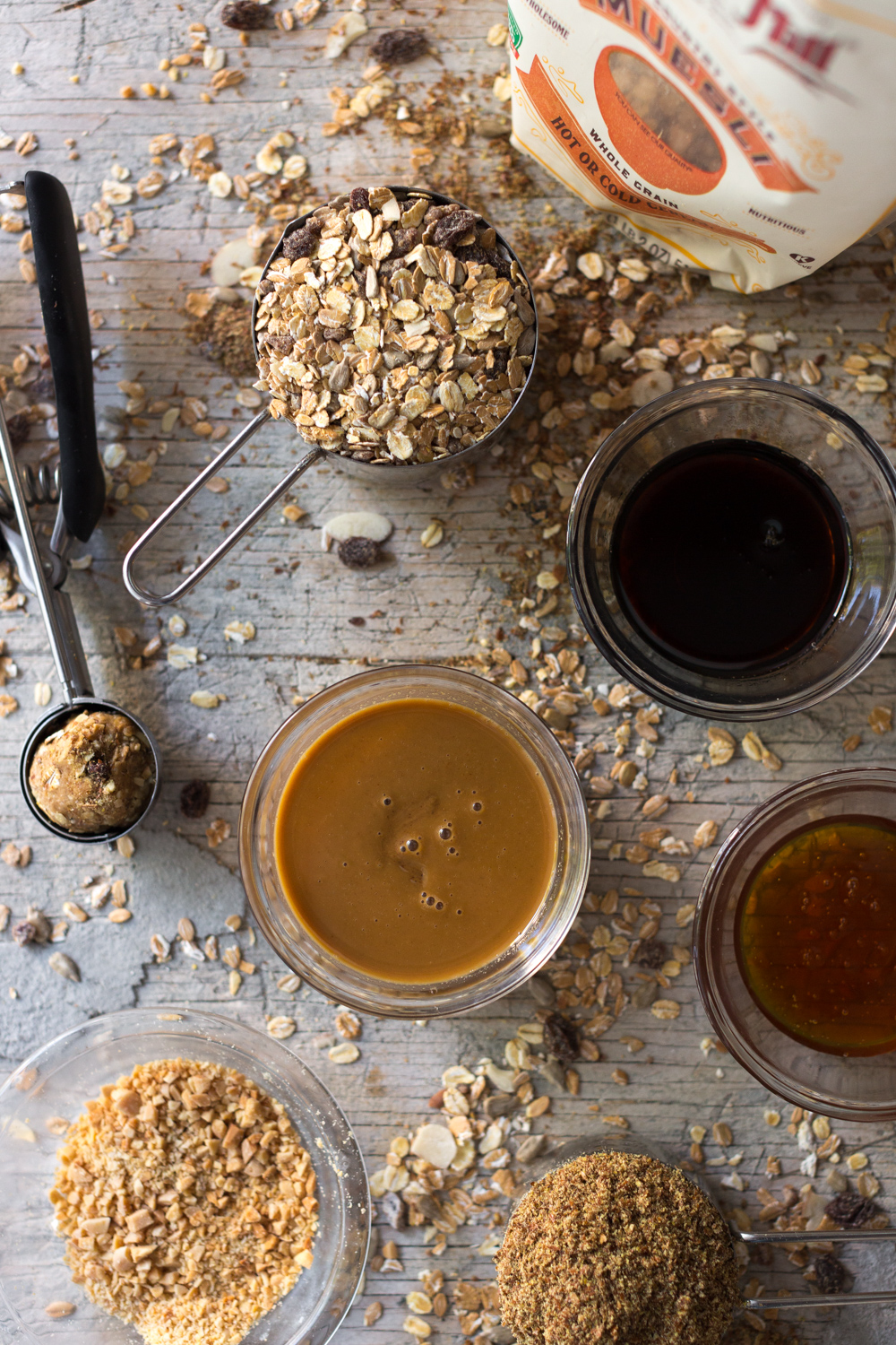 Muesli Almond Energy Balls ingredients