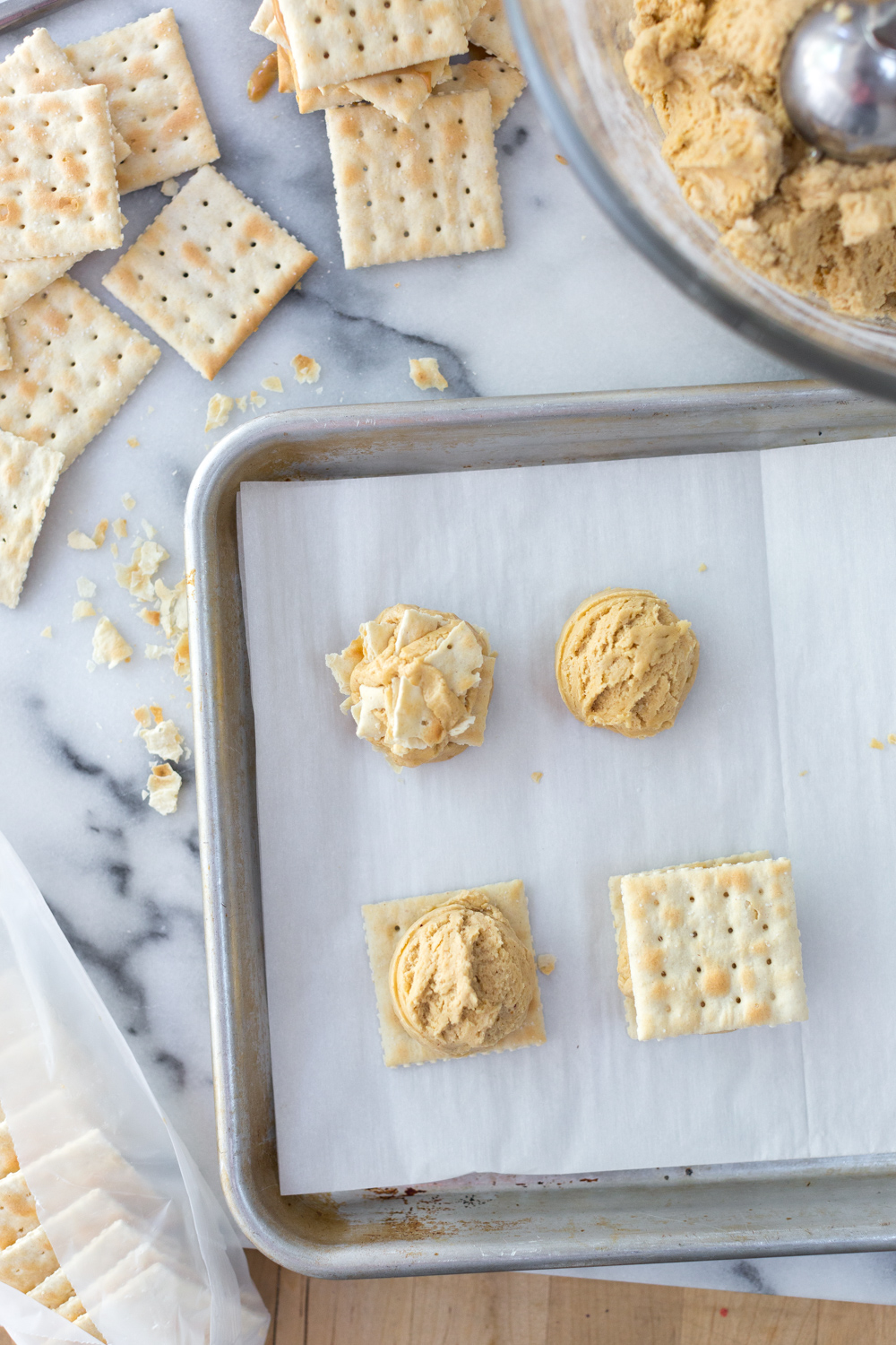 Saltine Peanut Butter Cookies experiment