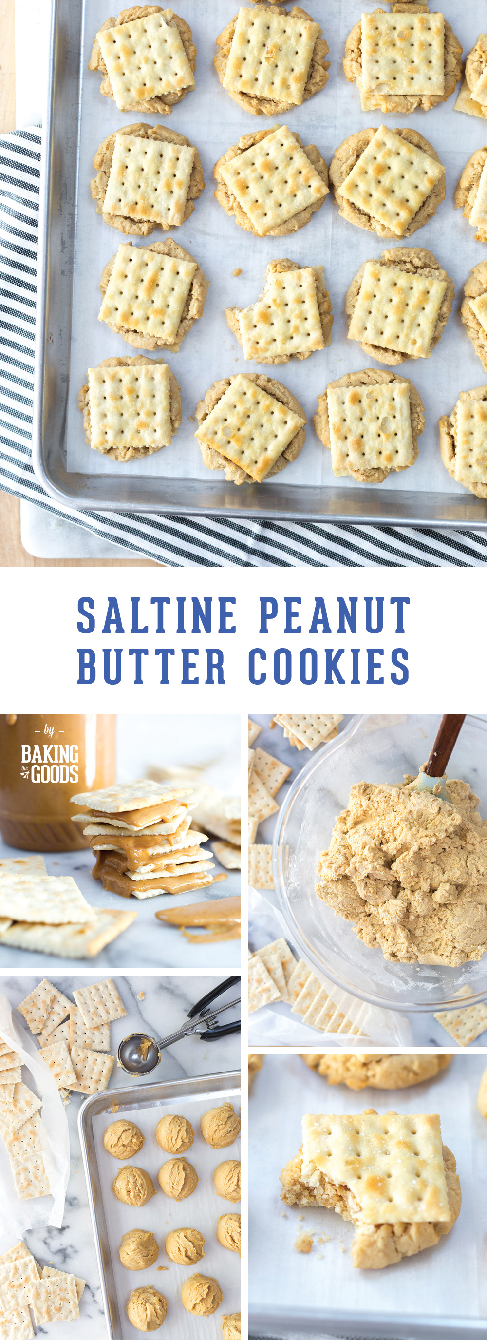 Saltine Peanut Butter Cookies by Baking The Goods