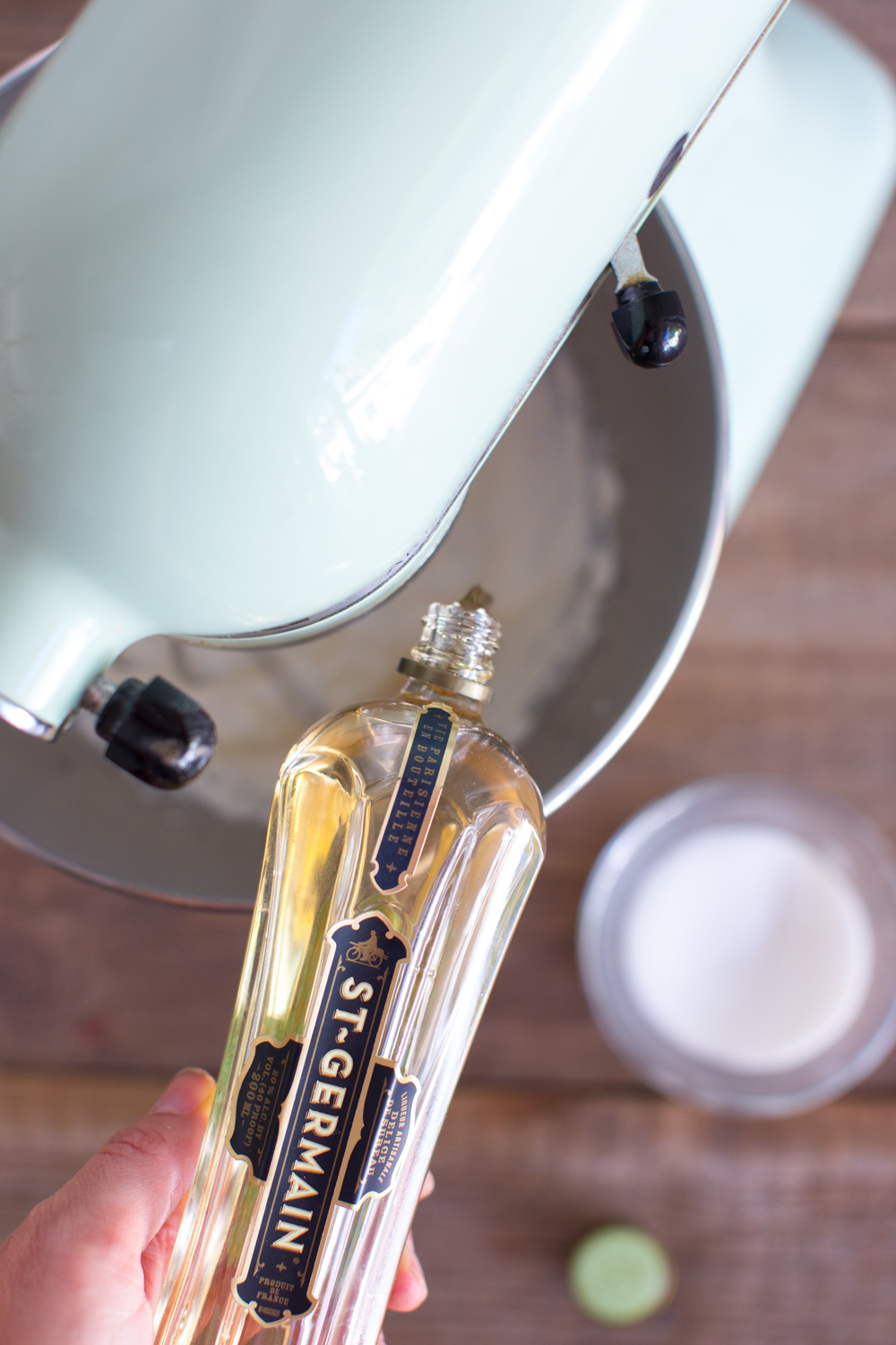Making St. Germain Whipped Cream