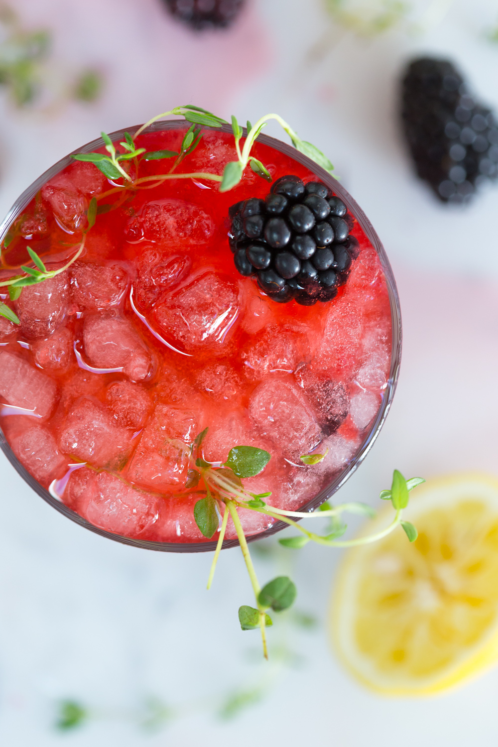 Blackberry Gin Smash - dive in