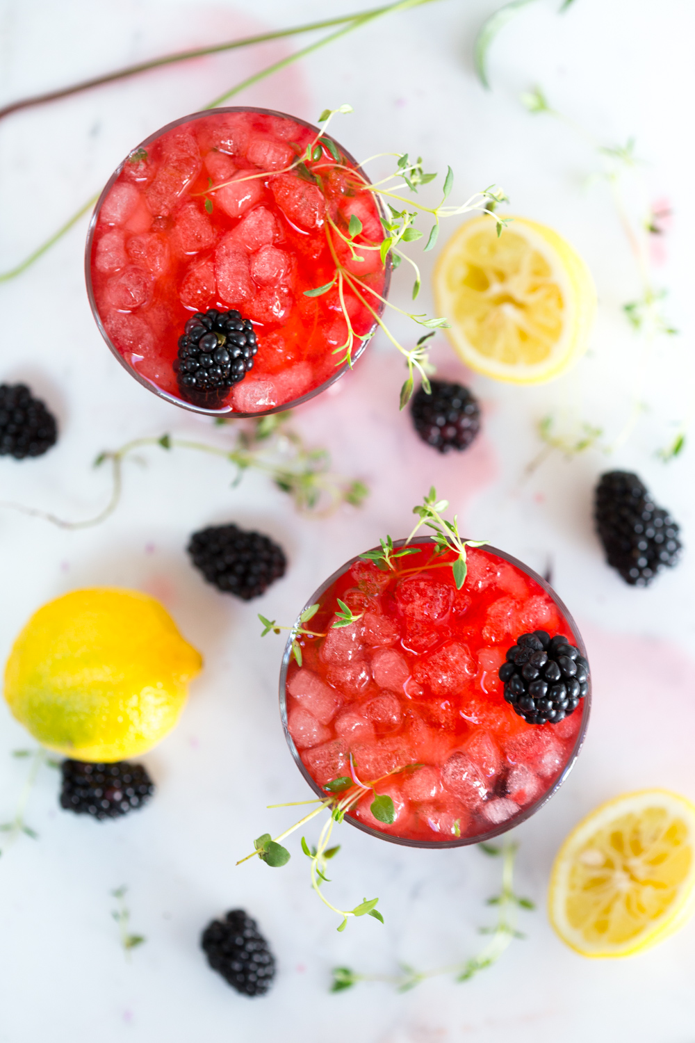 Blackberry Gin Smash for 2