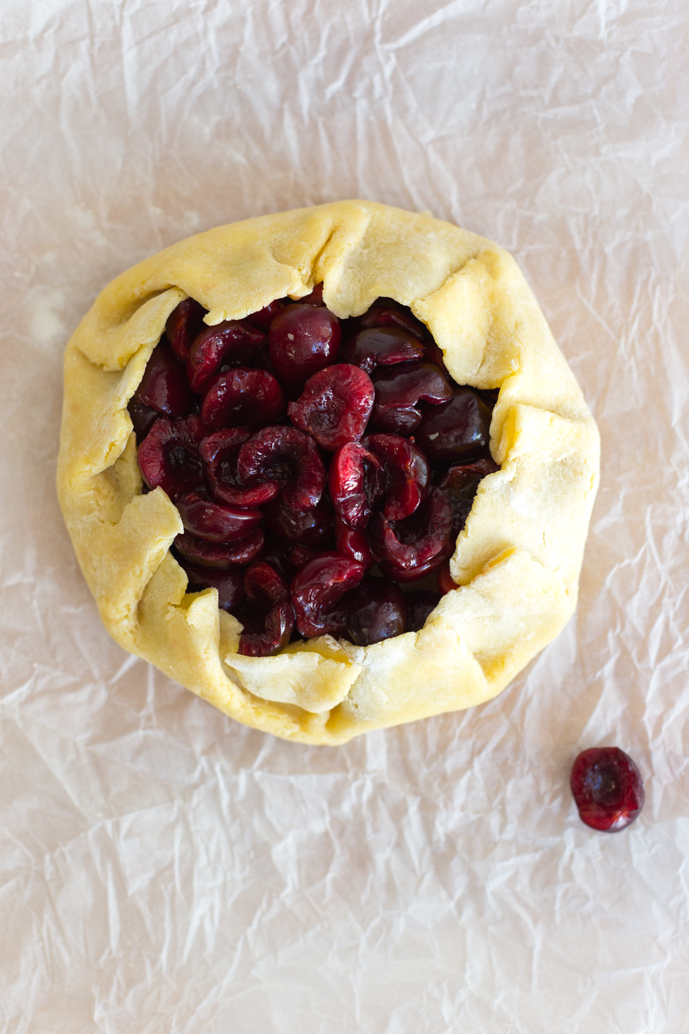 Pre-baked Cherry Almond Galette