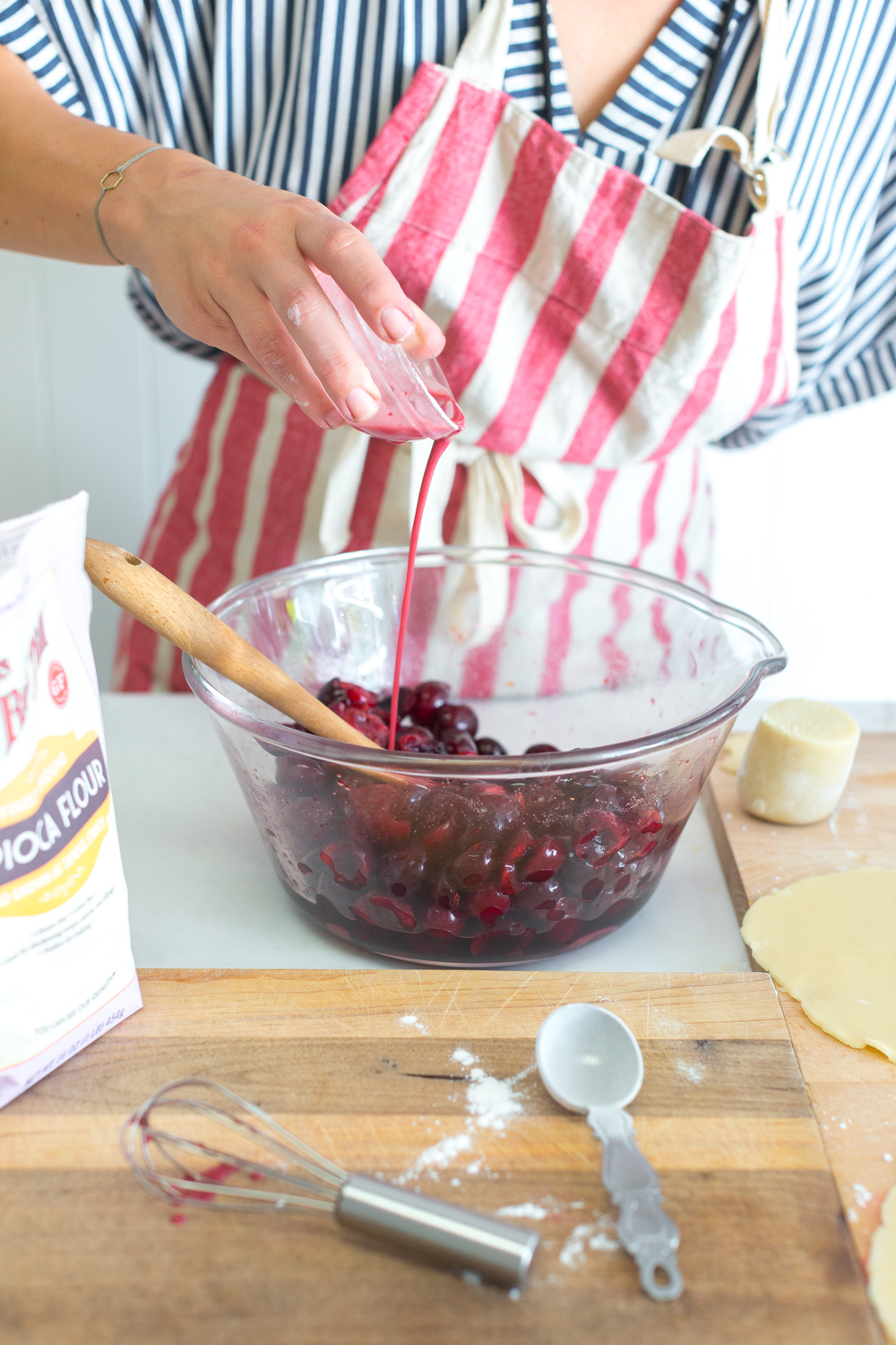 Tapioca Starch thickens cherry filling