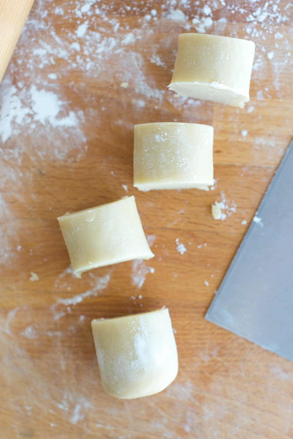 Sliced easy homemade almond paste