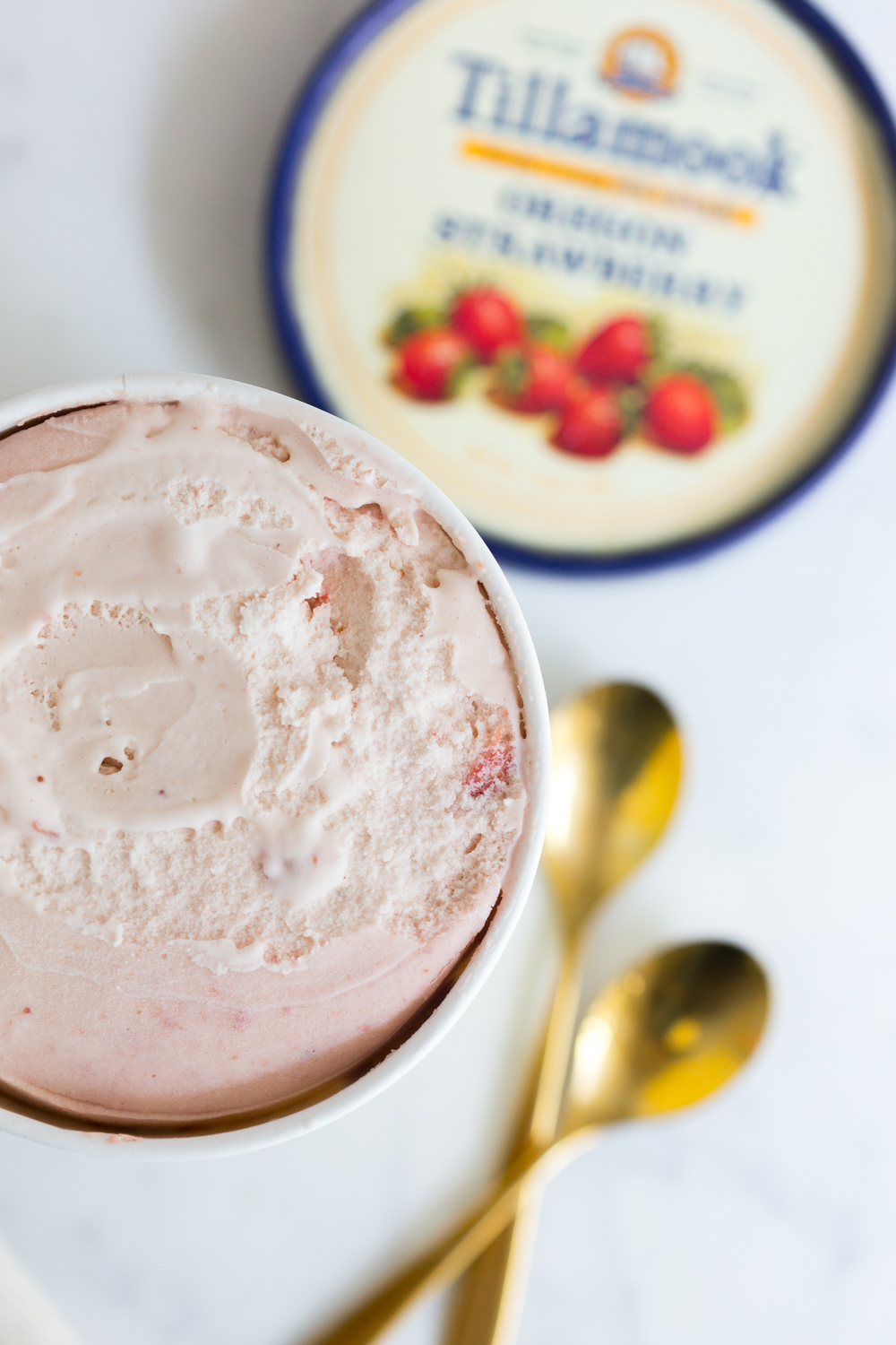 Tillamook Oregon Strawberry Ice Cream