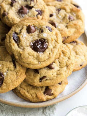 Brown Butter Chocolate Chip Cookies with Sea Salt by Baking The Goods
