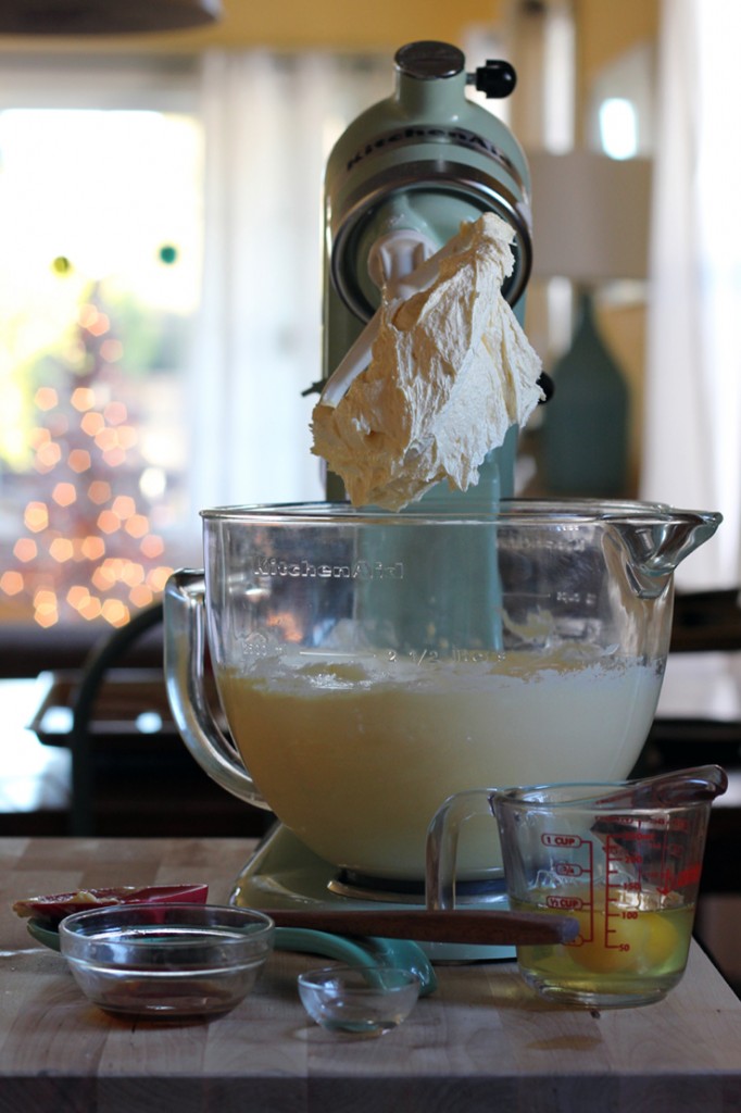 creaming butter & sugar