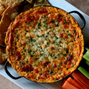 Vegetarian White Bean Spicy Buffalo Dip Recipe