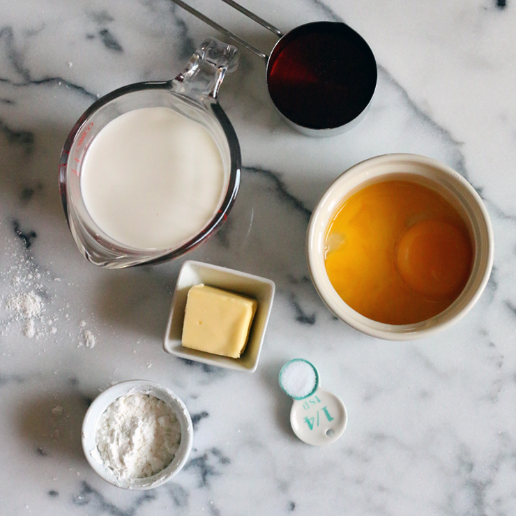 Berry Blitz Torte Custard Ingredients