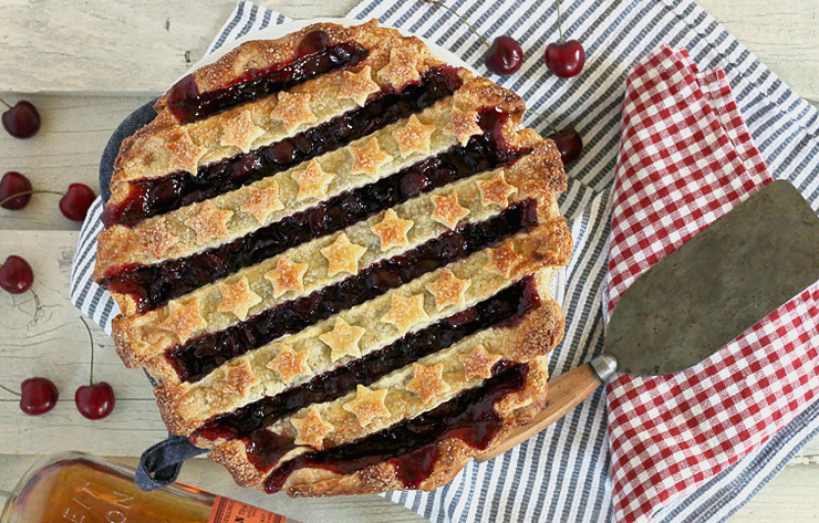 Cherry Bourbon Pie Cherry Bourbon Pie