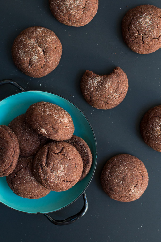 Mexican Mocha Snickerdoodle Cookies