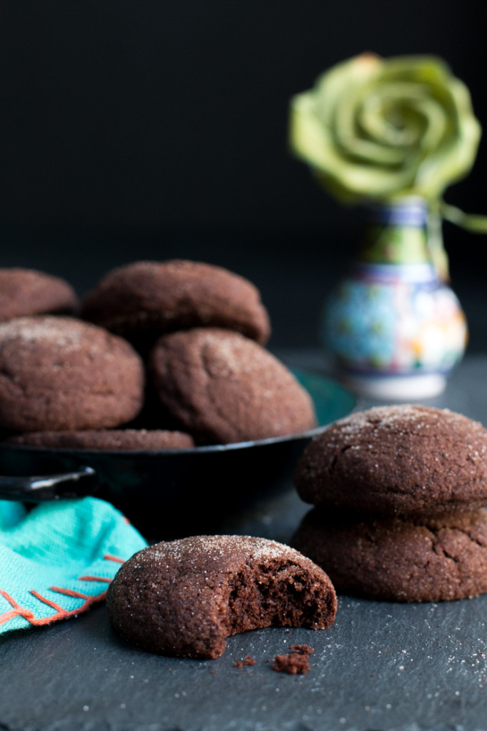 Spiced Chocolate Snickerdoodles