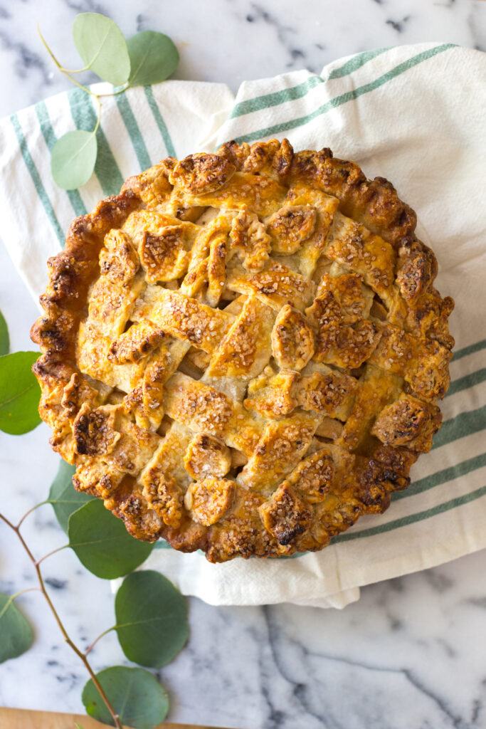 Apple Cheddar Pie by Baking The Goods