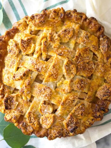 Apple Cheddar Pie by Baking The Goods