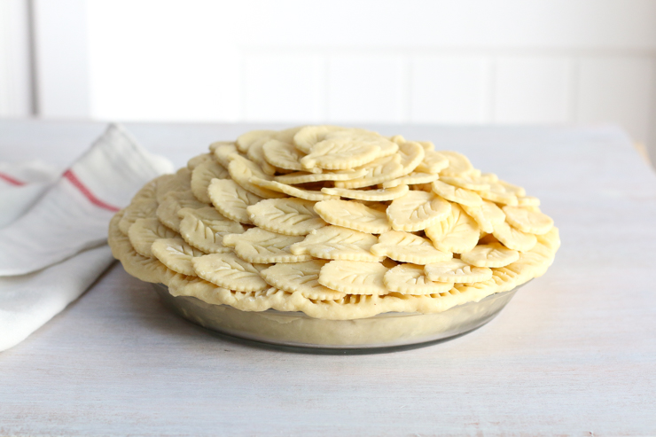 leafy apple pie
