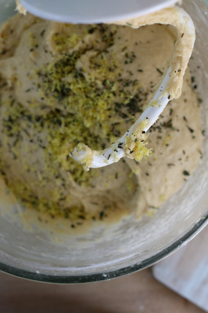 Lemon Herb Dinner Roll dough