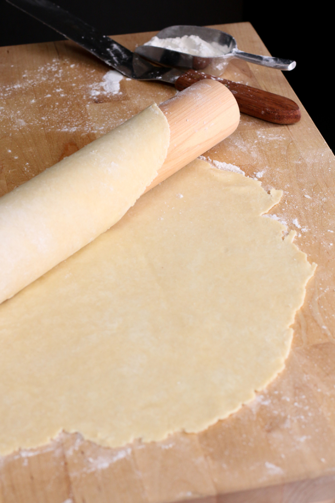 Rolling out all butter pie dough