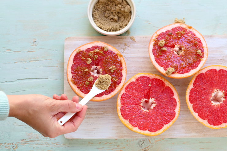 grapefruit brown sugar sprinkle