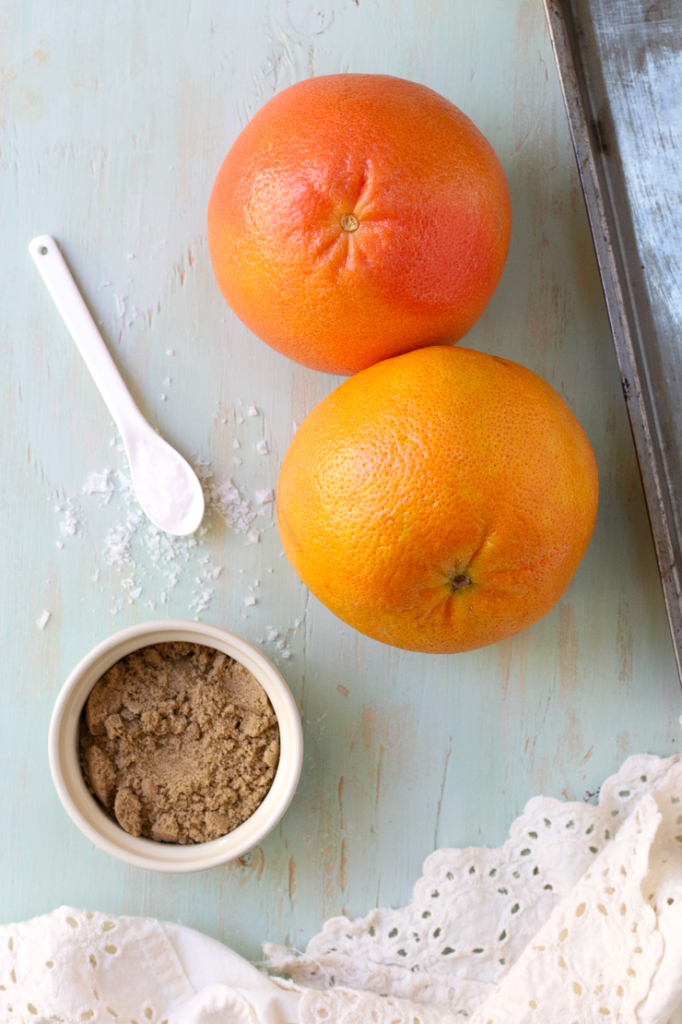 Grapefruit, brown sugar & sea salt flakes