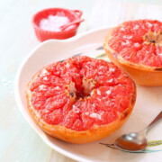 Broiled Grapefruit with Brown Sugar and Sea Salt