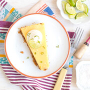 Key Lime Tequila Tart with Pretzel Crust