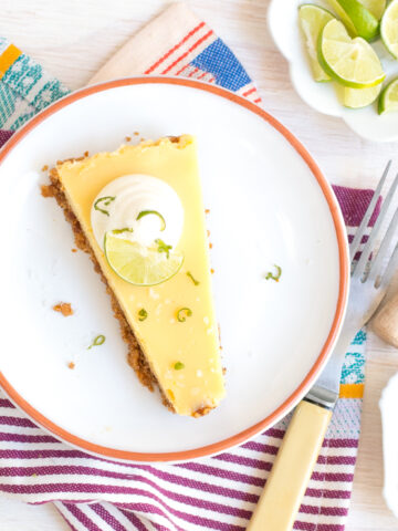 Key Lime Tequila Tart with Pretzel Crust