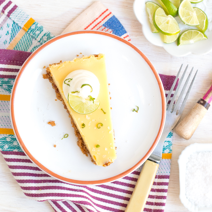 Key Lime Tequila Tart with Pretzel Crust. AKA, my new favorite drink.