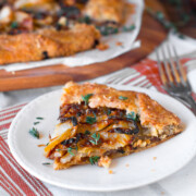 French Onion Gruyere Pear Galette