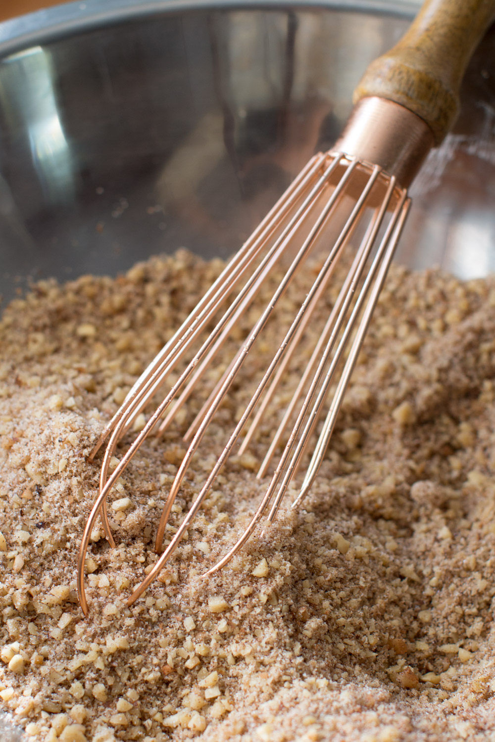 whisking Maple Walnut Rugelach filling