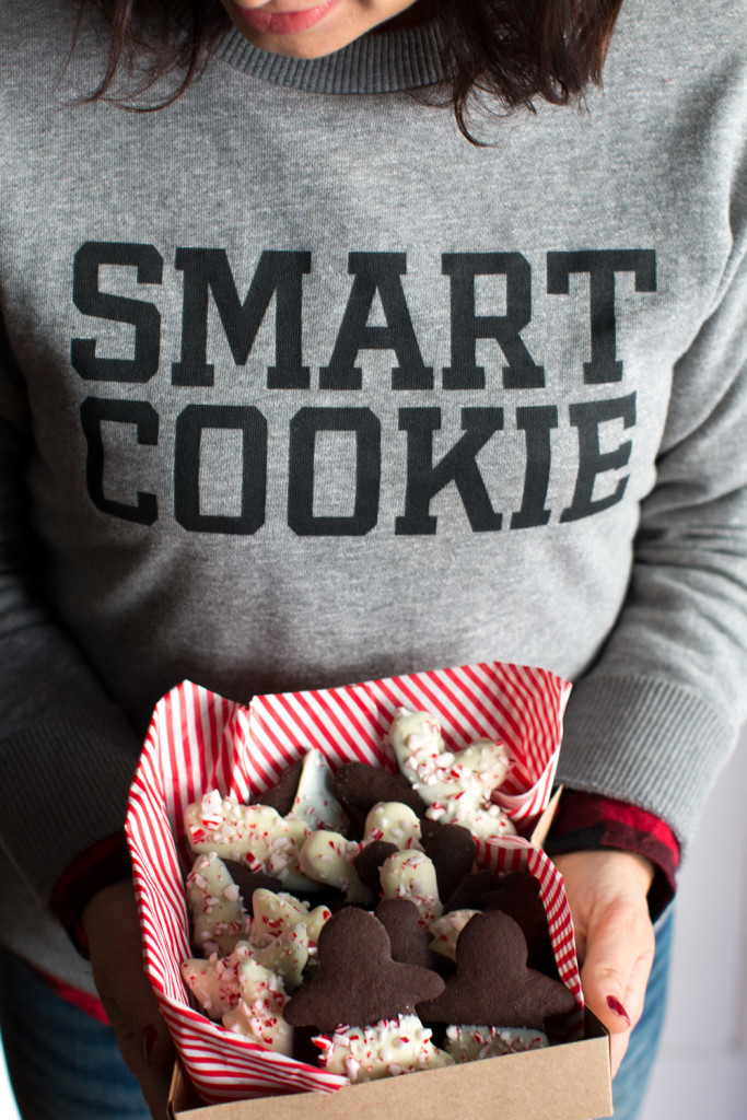 Peppermint Chocolate Mocha Cookies