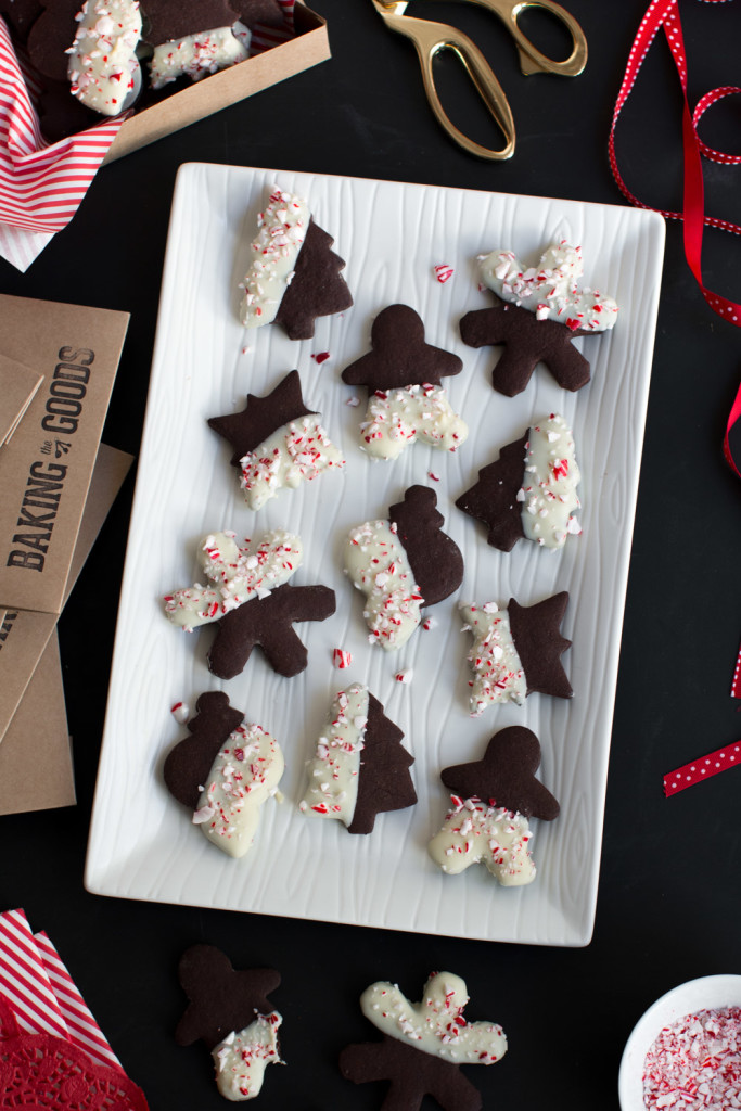 Packing up Peppermint Mocha Cookies