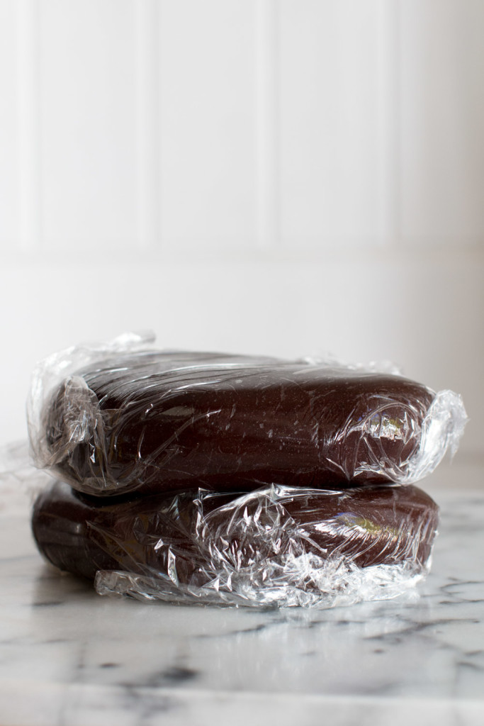 Chocolate mocha cookie dough disks
