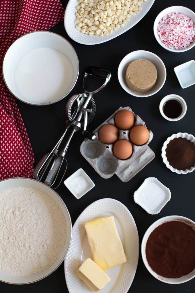 Peppermint Mocha Cookie ingredients