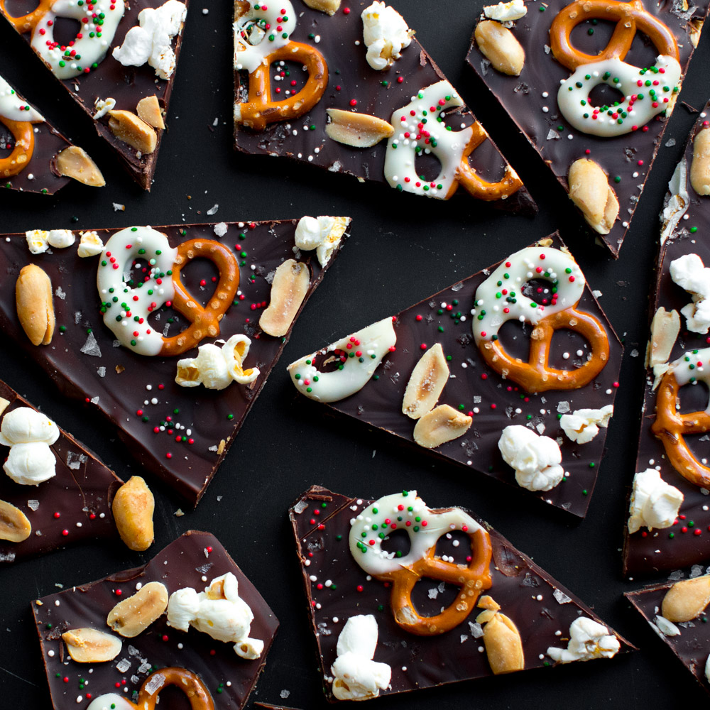 Snack Attack Chocolate Bark, as tasty as it is festive.