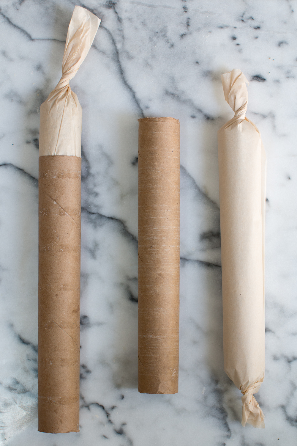 Lemon Poppy Seed Shortbread Cookie logs